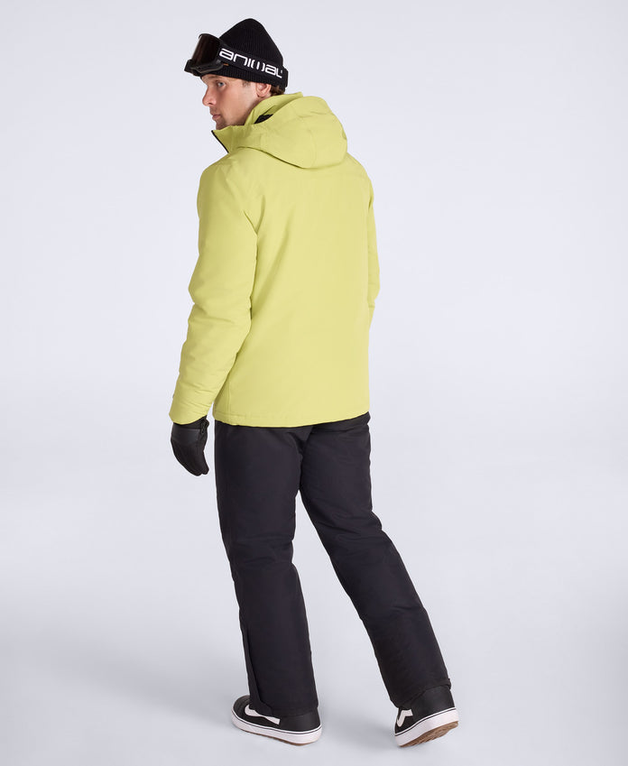 Nordedge Mens Padded Waterproof Ski Jacket - Lime
