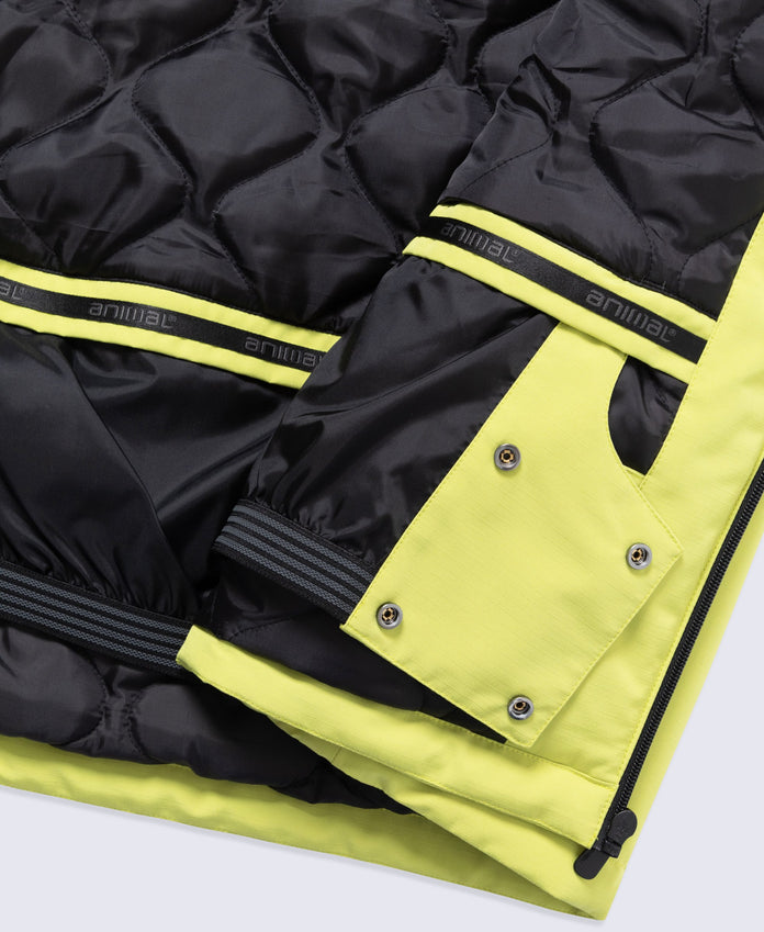 Nordedge Mens Padded Waterproof Ski Jacket - Lime