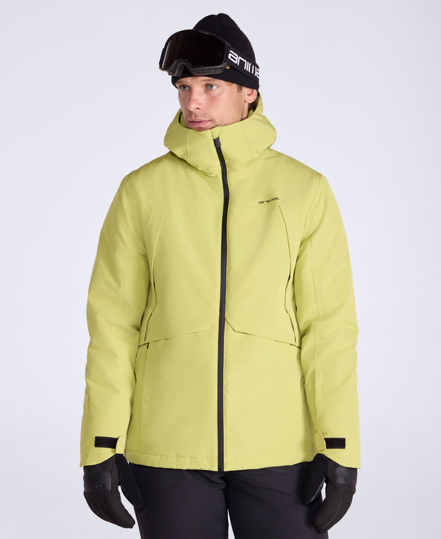 Nordedge Mens Padded Waterproof Ski Jacket - Lime