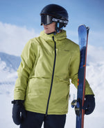 Nordedge Mens Padded Waterproof Ski Jacket - Lime