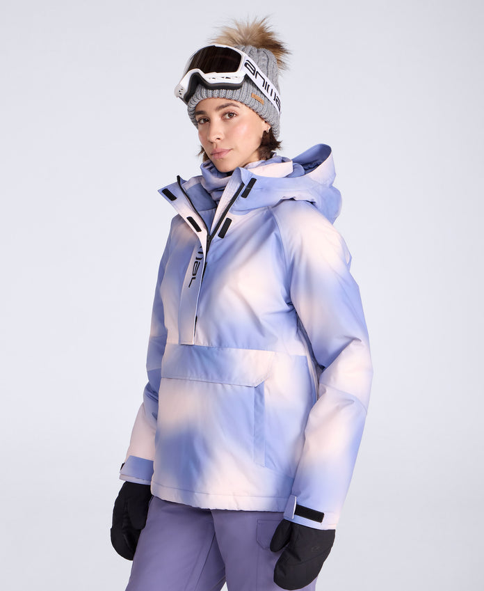 Snowstorm Womens Waterproof Overhead Ski Jacket - Lilac
