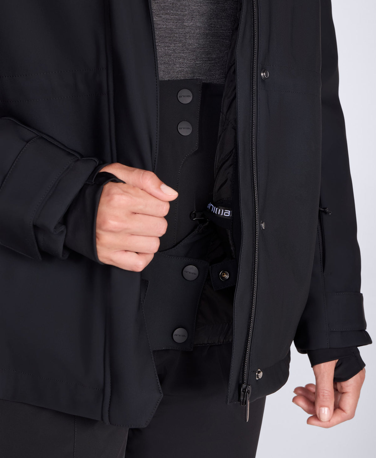 Angel Women's Softshell Ski Jacket - Black