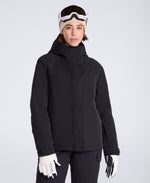 Alara Womens Padded Waterproof Ski Jacket - Black
