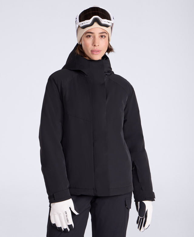 Alara Womens Padded Waterproof Ski Jacket - Black