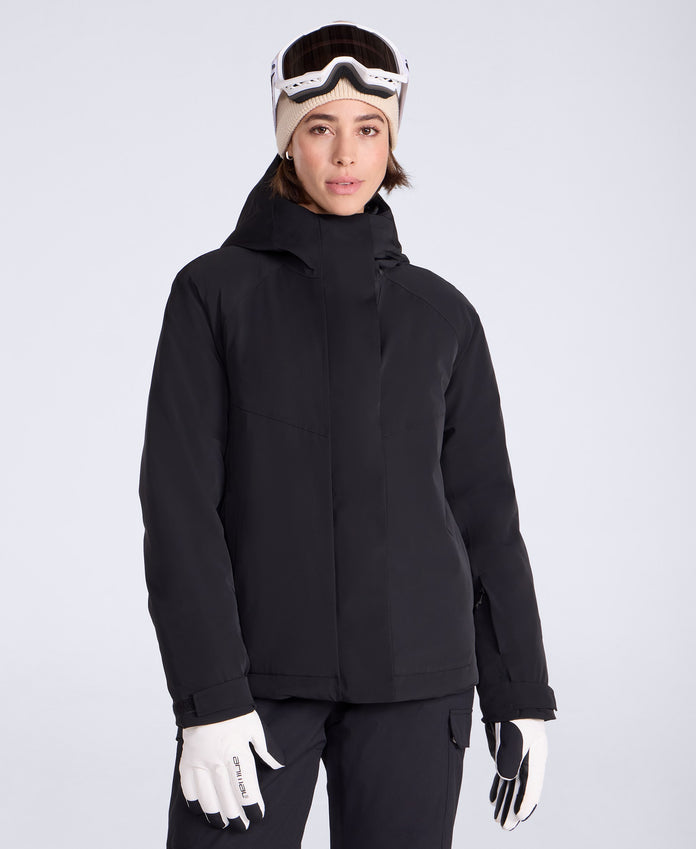 Alara Womens Padded Waterproof Ski Jacket - Black
