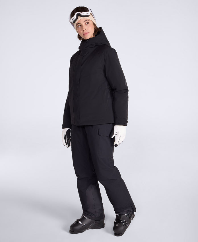 Alara Womens Padded Waterproof Ski Jacket - Black