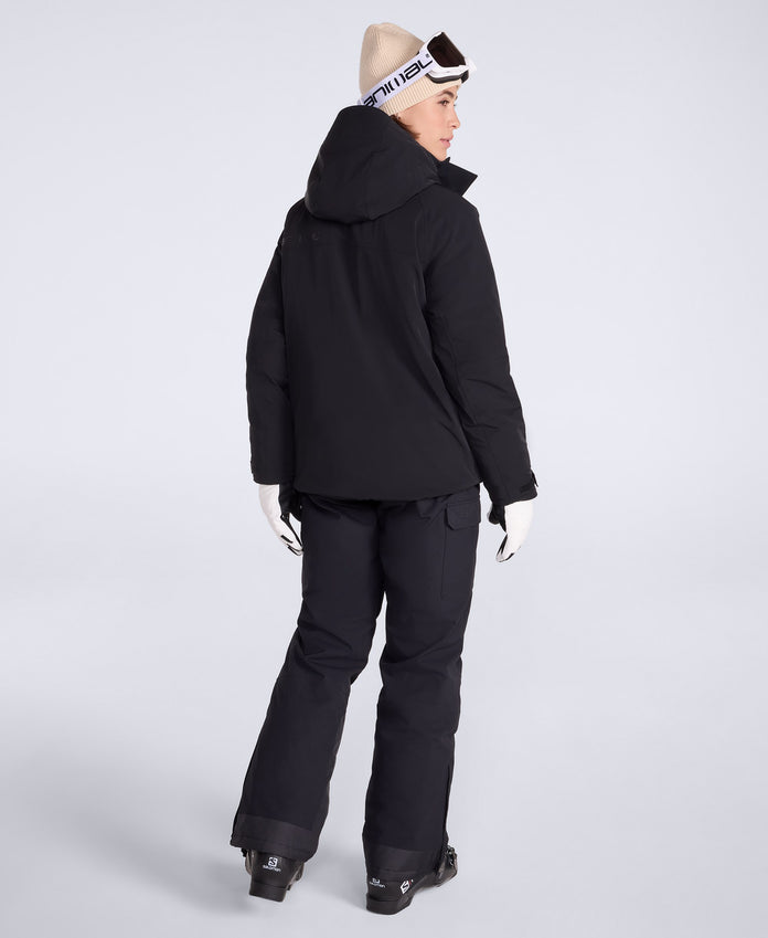 Alara Womens Padded Waterproof Ski Jacket - Black
