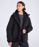 Alara Womens Padded Waterproof Ski Jacket - Black