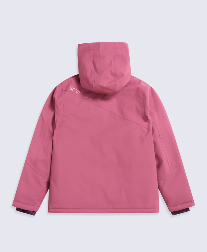 Laxx Kids Waterproof Ski Jacket - Berry