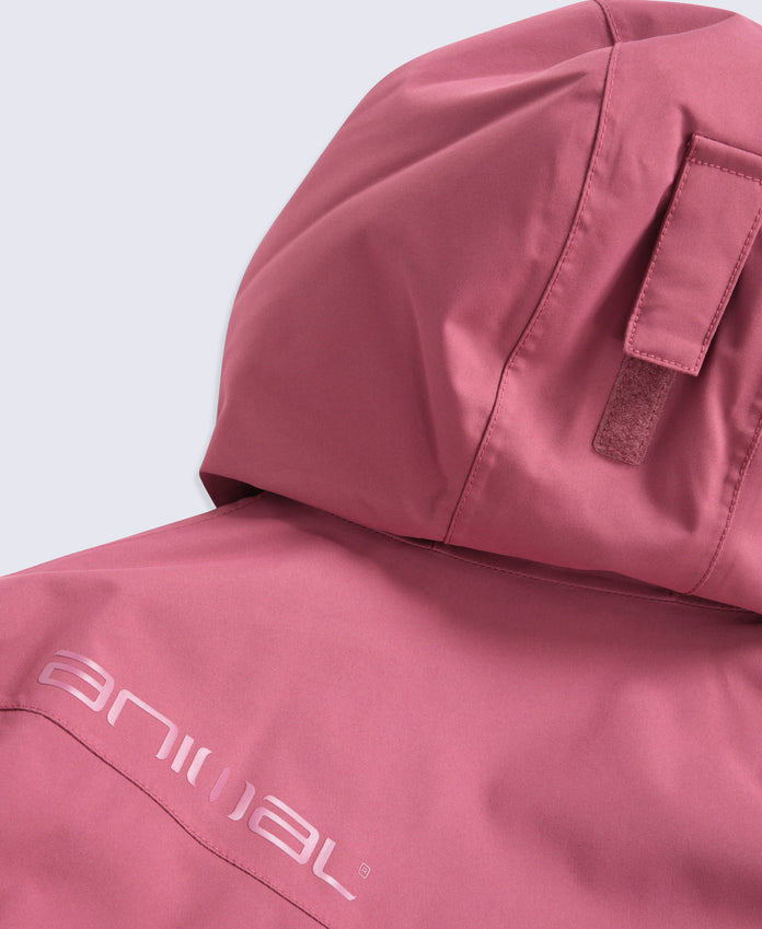 Laxx Kids Waterproof Ski Jacket - Berry