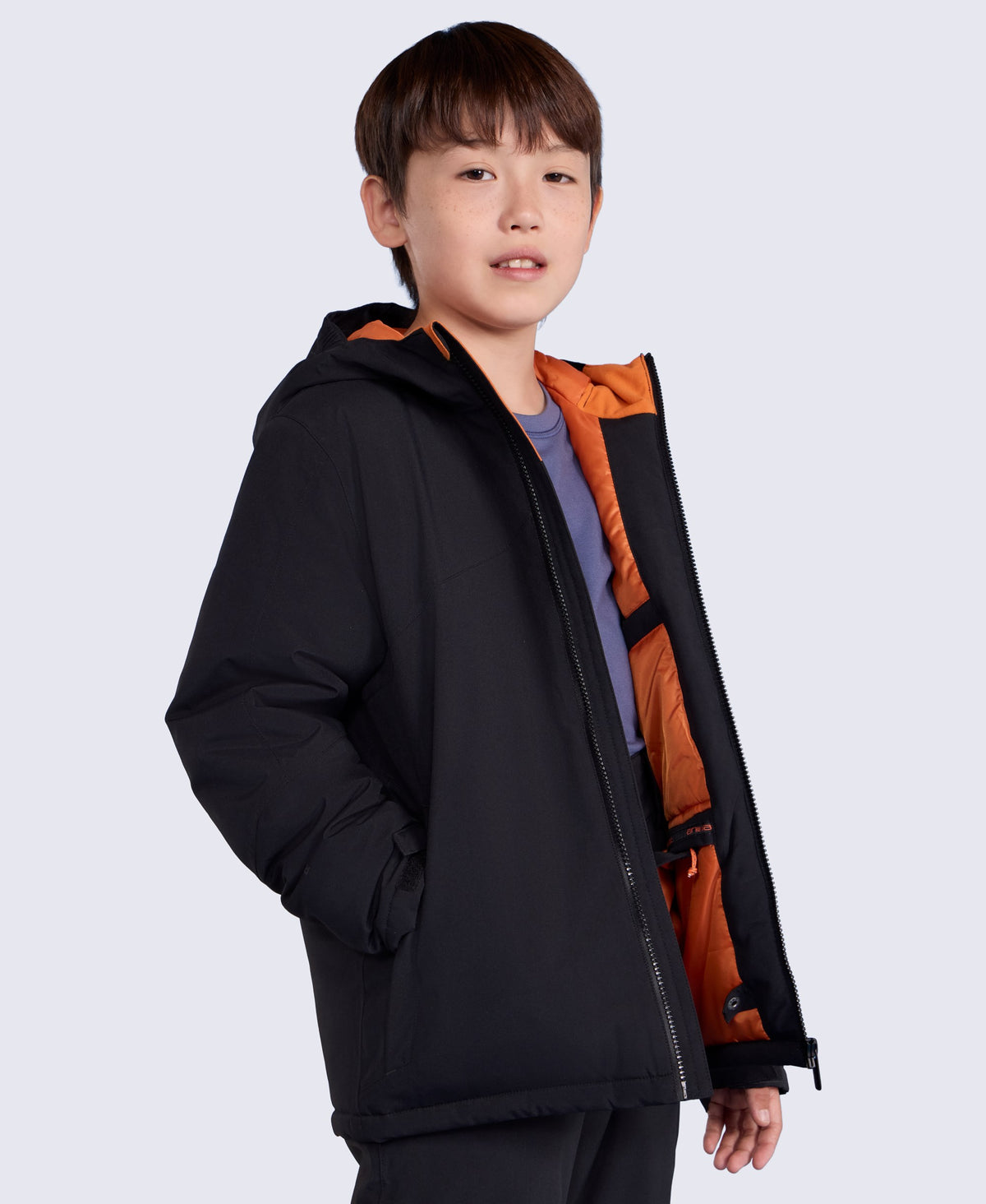 Laxx Kids Waterproof Ski Jacket - Black