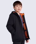 Laxx Kids Waterproof Ski Jacket - Black