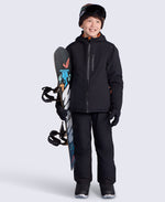 Laxx Kids Waterproof Ski Jacket - Black
