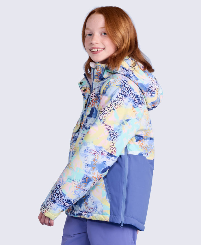 Snowstorm Kids Waterproof Overhead Ski Jacket - Lilac
