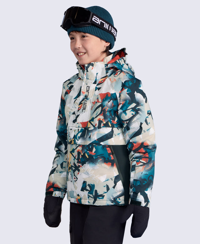 Snowstorm Kids Waterproof Overhead Ski Jacket - Mixed