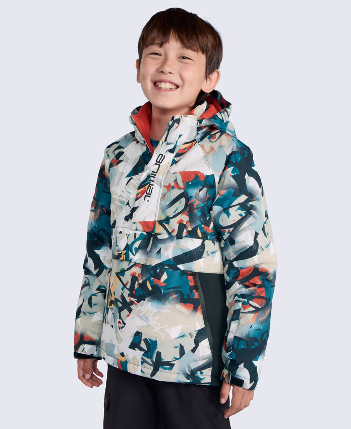Snowstorm Kids Waterproof Overhead Ski Jacket - Mixed