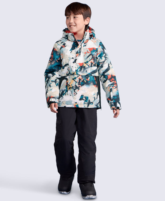 Snowstorm Kids Waterproof Overhead Ski Jacket - Mixed