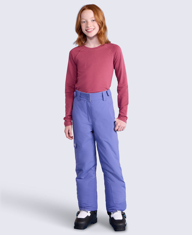 Glaze Kids Cargo Waterproof Ski Pants - Dusky Purple