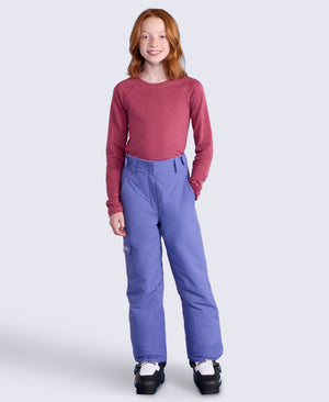 Glaze Kids Cargo Waterproof Ski Pants - Dusky Purple