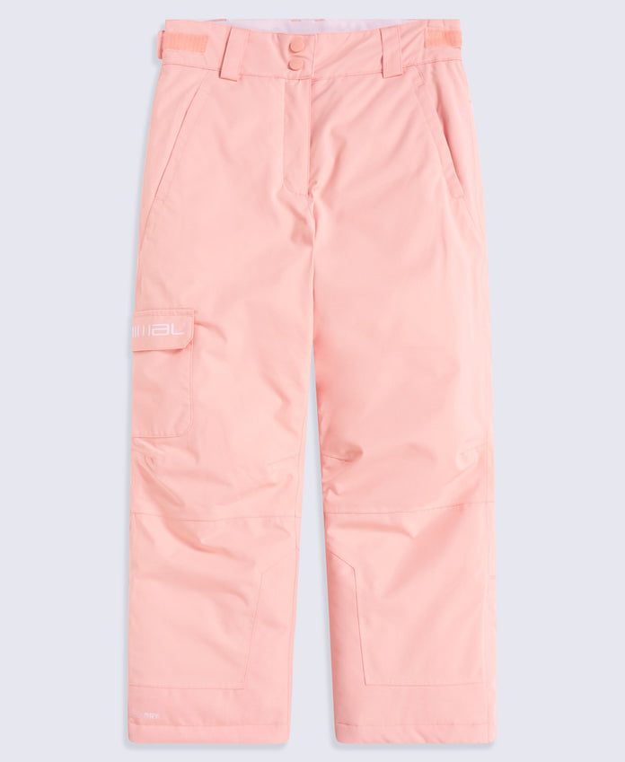 Glaze Kids Cargo Waterproof Ski Pants - Pale Pink