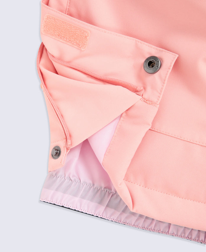 Glaze Kids Cargo Waterproof Ski Pants - Pale Pink