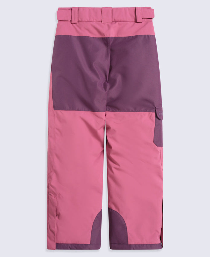 Powder Kids Waterproof Ski Pants - Berry