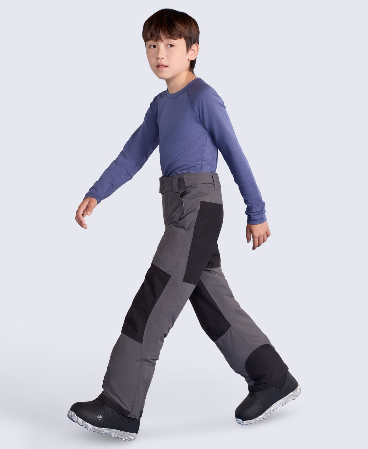 Powder Kids Waterproof Ski Pants - Grey