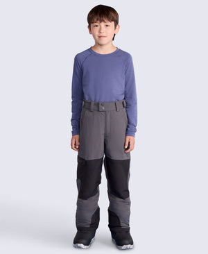 Powder Kids Waterproof Ski Pants - Grey