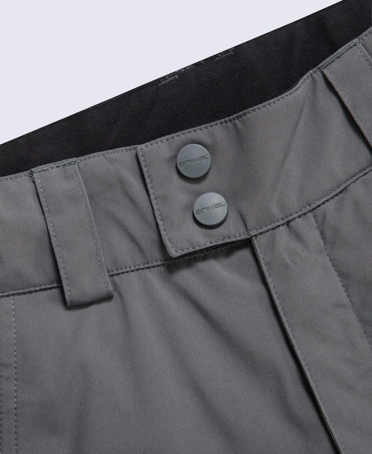 Powder Kids Waterproof Ski Pants - Grey