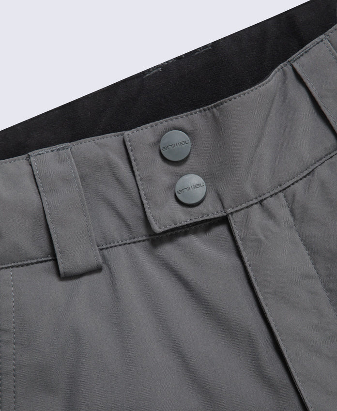 Powder Kids Waterproof Ski Pants - Grey