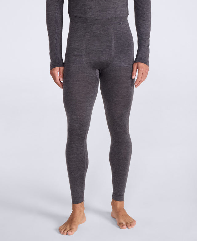 Aeryn Mens Merino Blend Seamless Pants - Black