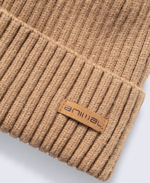 Billy Mens Sherpa Lined Beanie - Light Brown