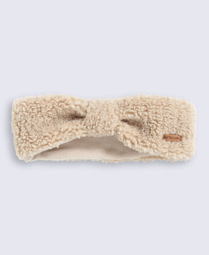 Stacey Womens Borg Fleece Lined Headband - Brown