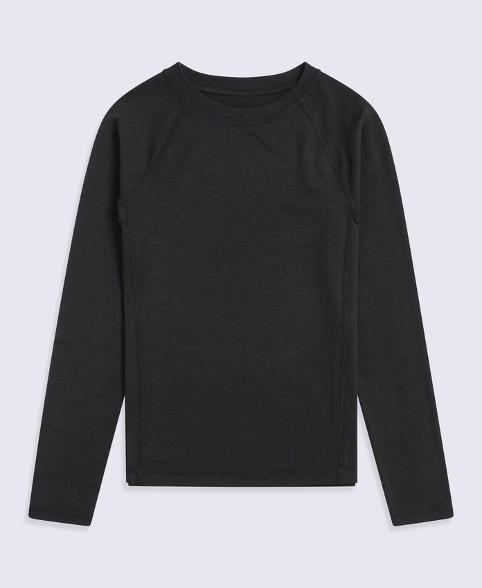Rapid Kids TechTherm Long Sleeve Top - Black