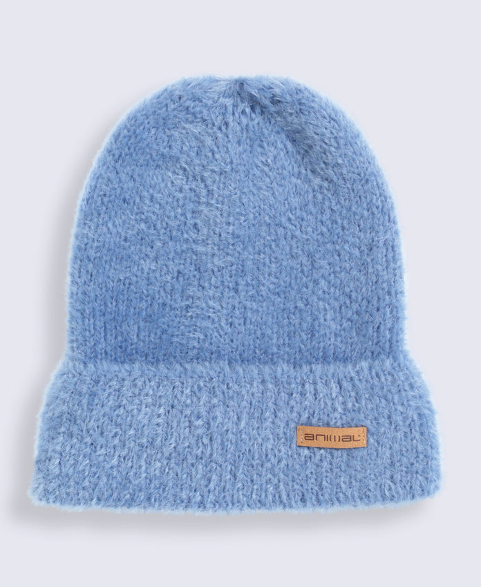 Fluffy Beanie - Blue