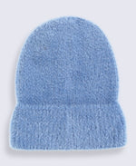 Fluffy Beanie - Blue