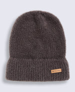 Fluffy Beanie - Light Brown