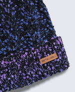 Celeste Fleece Lined Pom Beanie - Purple