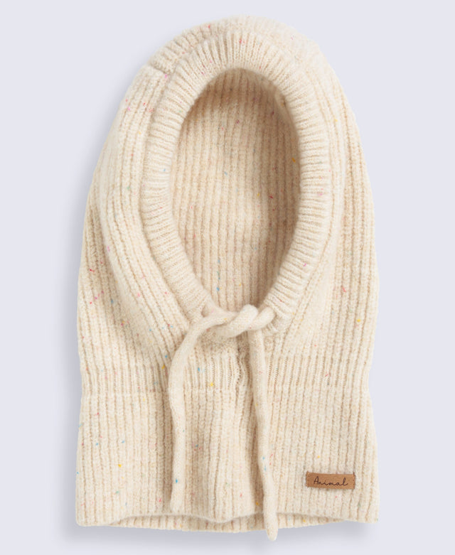 Lola Womens Hood Balaclava - Light Beige