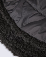 Ellie Womens Quilted Borg Lined Bucket Hat - Black