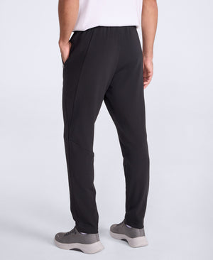 Mens Active Zip Joggers - Black