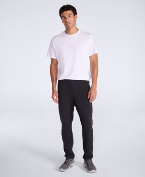 Mens Active Zip Joggers - Black