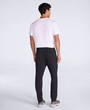 Mens Active Zip Joggers - Black