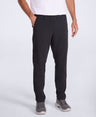 Mens Active Zip Joggers - Black