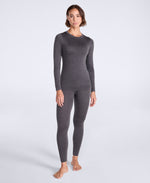 Aeryn Womens Merino Blend Long Sleeve Top - Black