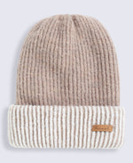 Emma Double Layer Beanie - Brown