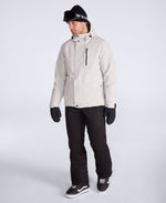 Forge Men’s Lightweight Padded Waterproof Ski Jacket - Light Grey