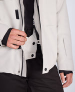 Forge Men’s Lightweight Padded Waterproof Ski Jacket - Light Grey