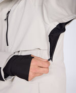 Forge Men’s Lightweight Padded Waterproof Ski Jacket - Light Grey