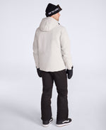 Forge Men’s Lightweight Padded Waterproof Ski Jacket - Light Grey
